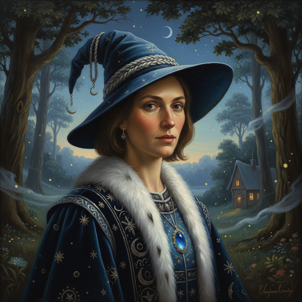 Custom Wizard Dog Portrait - Mystical Pet Art