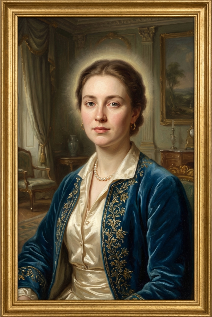 Timeless Elegance: Custom Classic Art Portrait