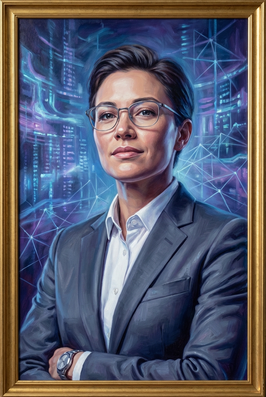 AI Portrait: Futuristic Vision for Him