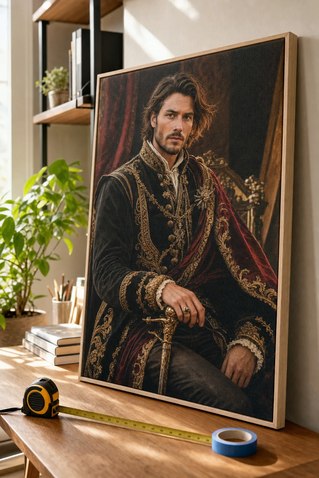 Best canvas gifts size planning with a Regal custom canvas portrait