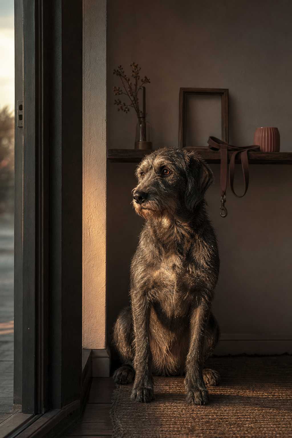 Keepsake Shelf Morning Pet Portrait