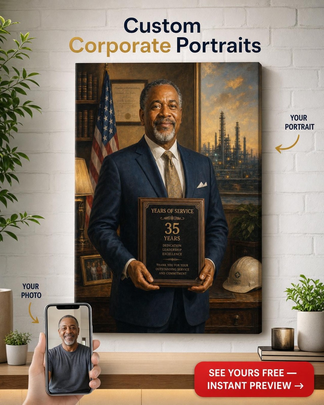 Heroic Baroque Retirement Portraits