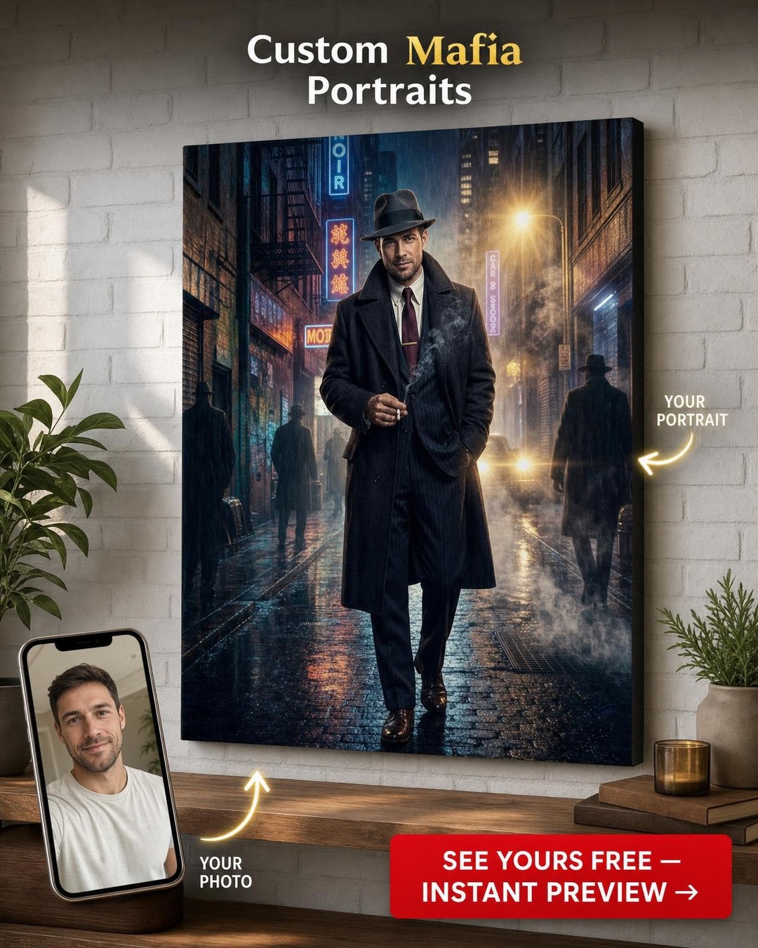 Varjostettu Takaa-ajo: Film Noir -etsivämuotokuva