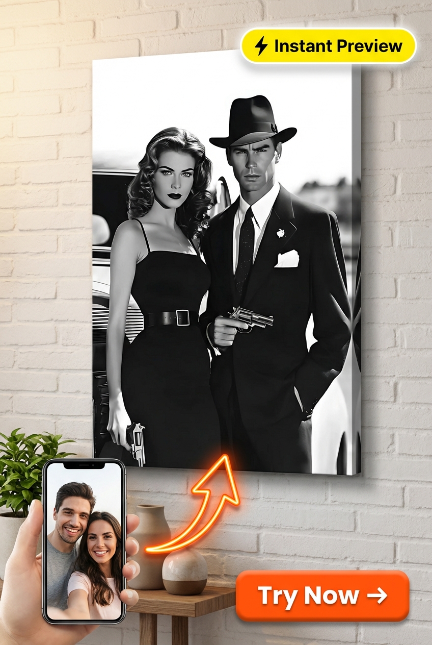 Custom Vintage Portrait | Unique Gift