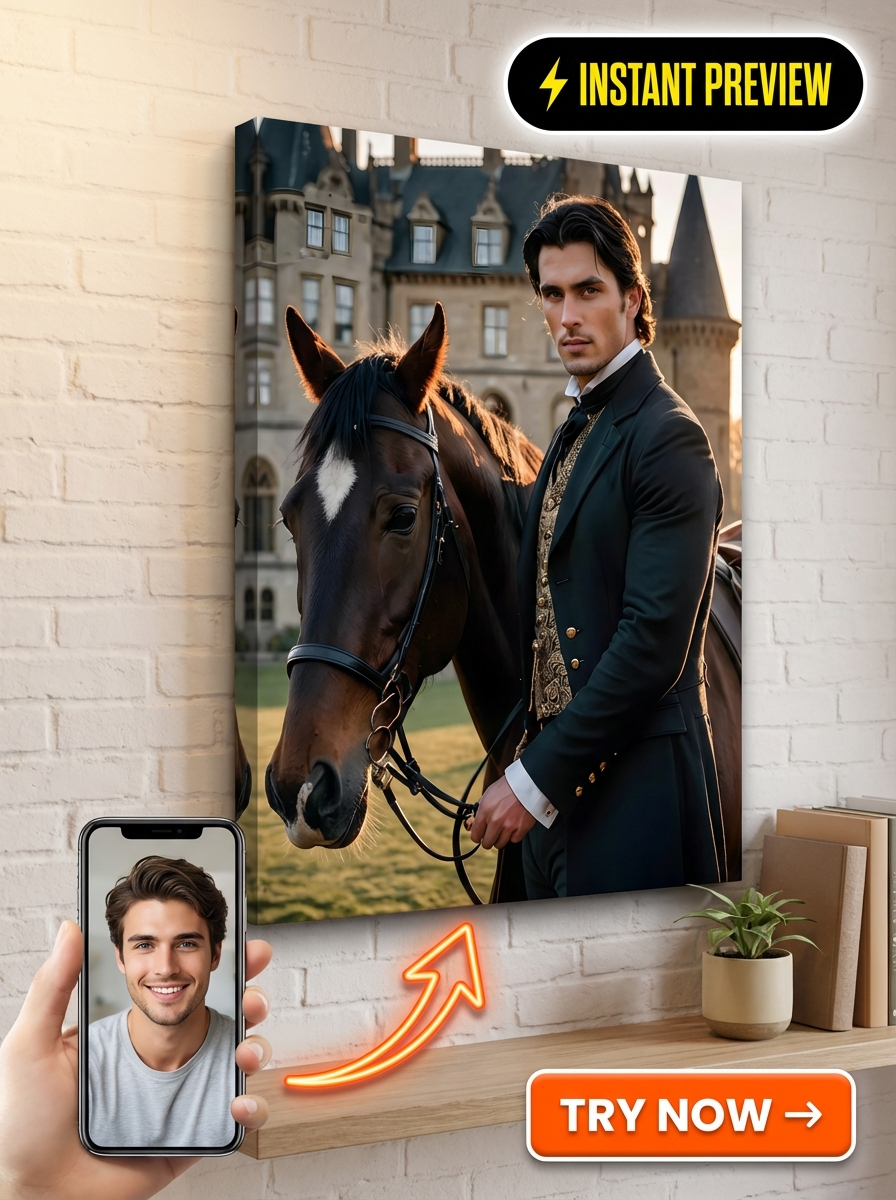 Victorian Custom Portrait - Personalized Gift | Premium Canvas Portraits