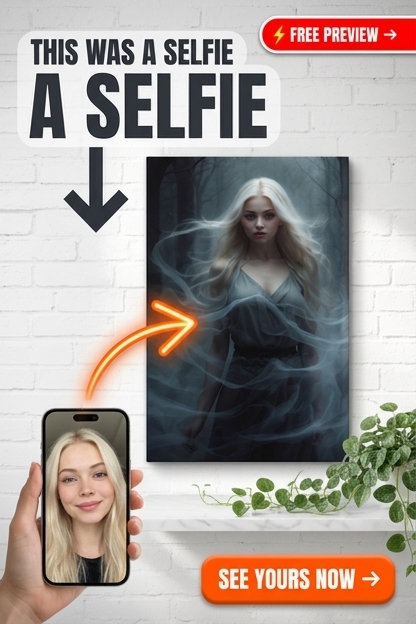 Mystical Custom Portrait from Photo | Personalized Gift for Her
