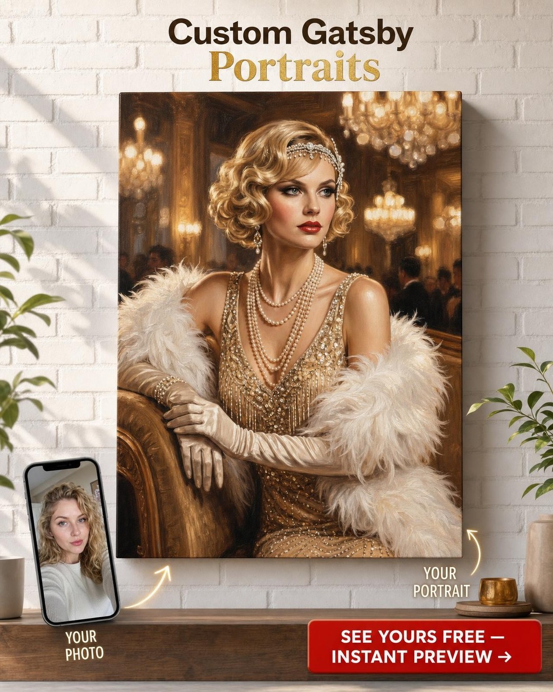 Exquisite Royal Portrait for Her