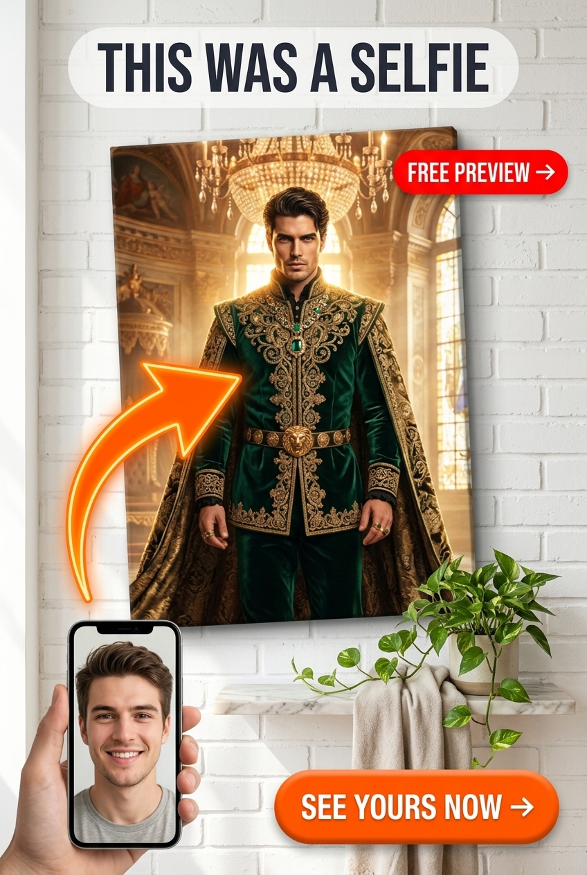 Portrait Baroque Épique pour Lui