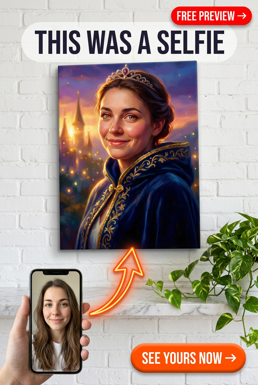Retrato de Sonhos Disney para Animais - Arte em Tela
