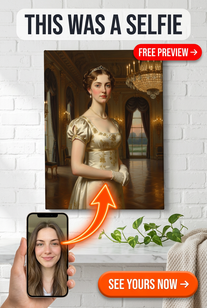 Bridgerton Regency Eleganz Portrait für Ihn