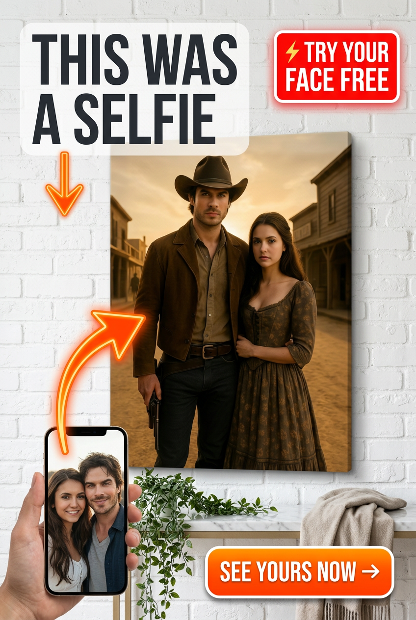 Western Custom Portrait - Personalized Canvas | Premium Canvas Portraits