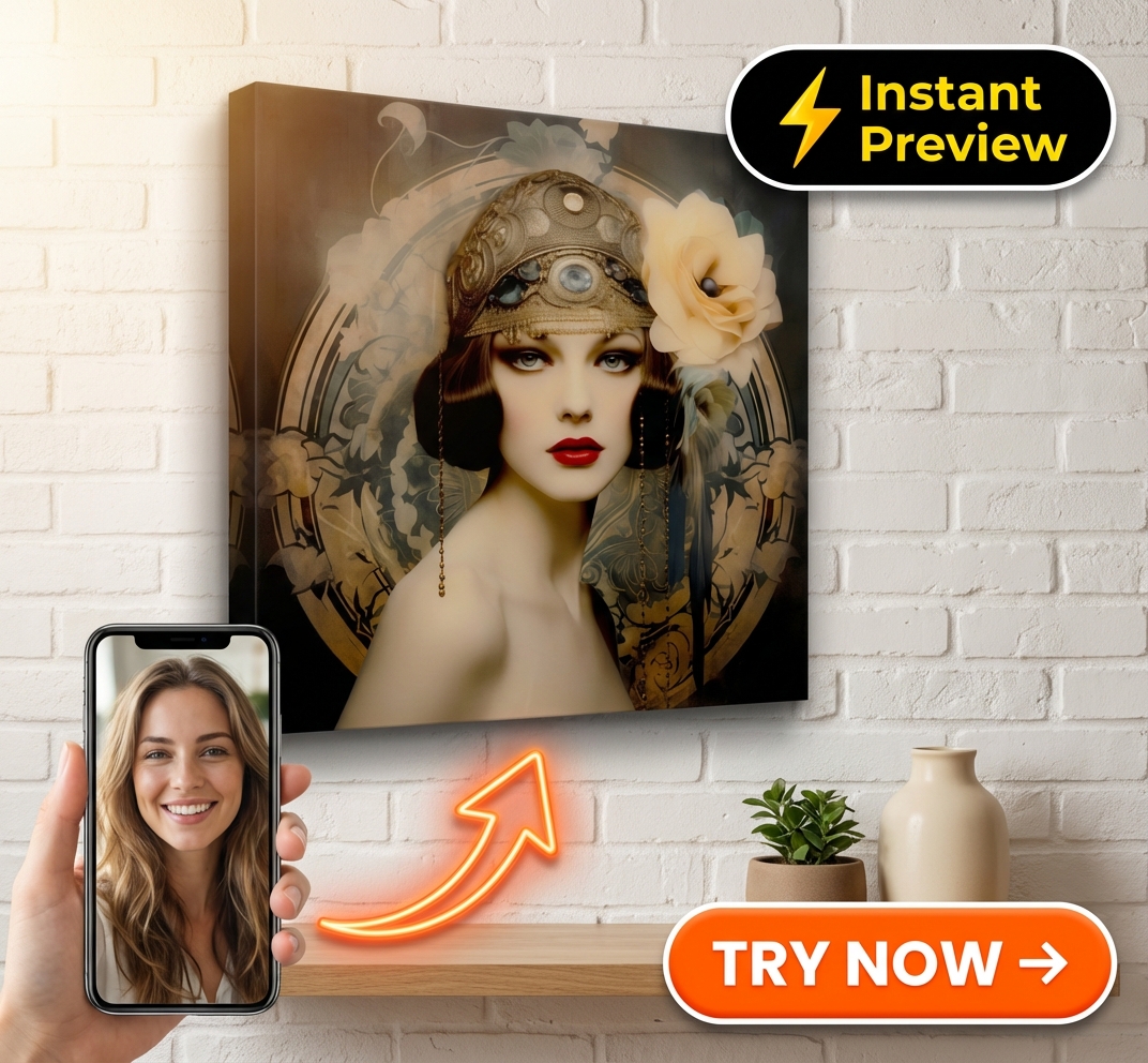 Buy Custom Portrait from Photo - Vintage Style | Premium Canvas Portraits