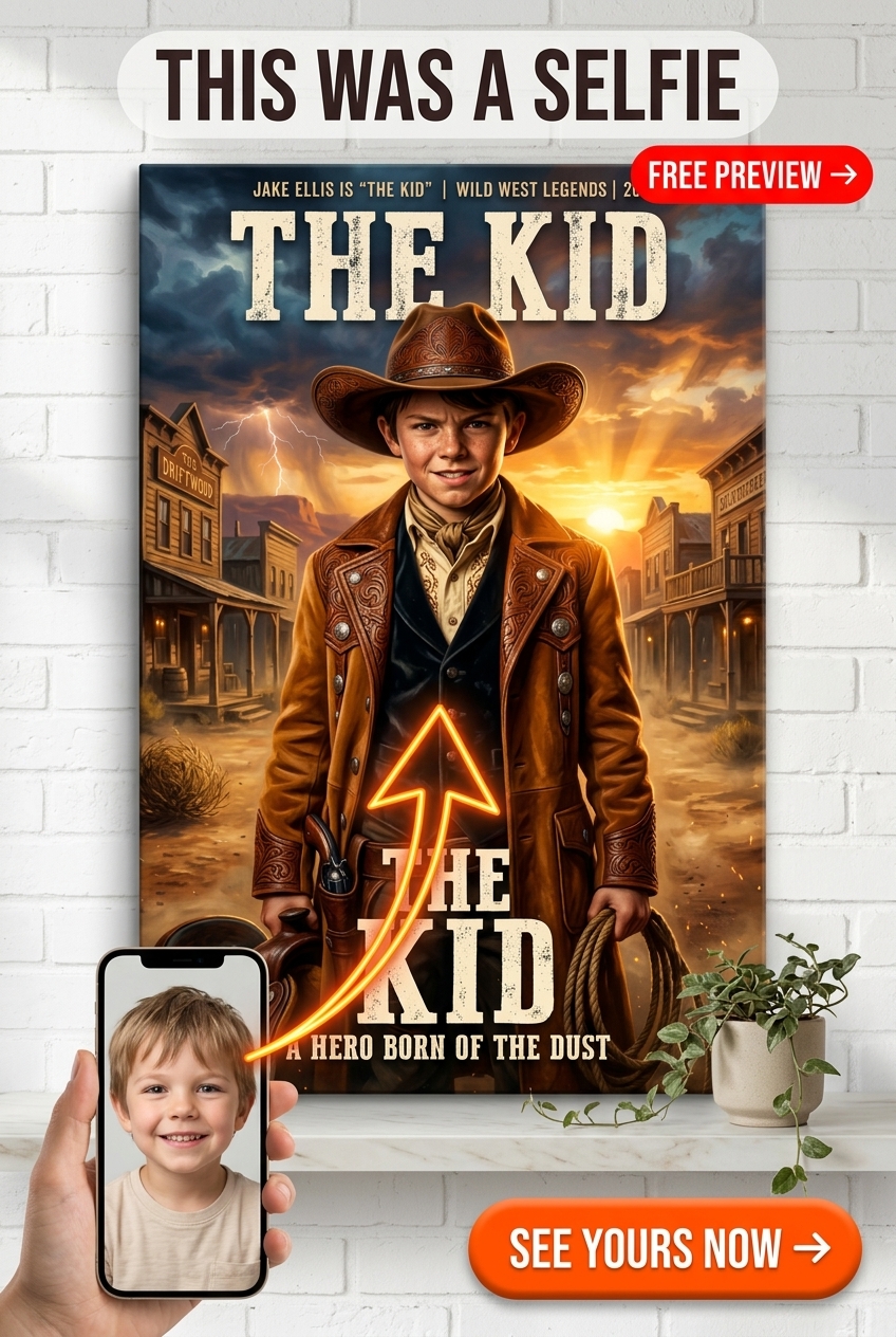Custom Wanted Poster — $5000 Reward Vintage Canvas from Photo