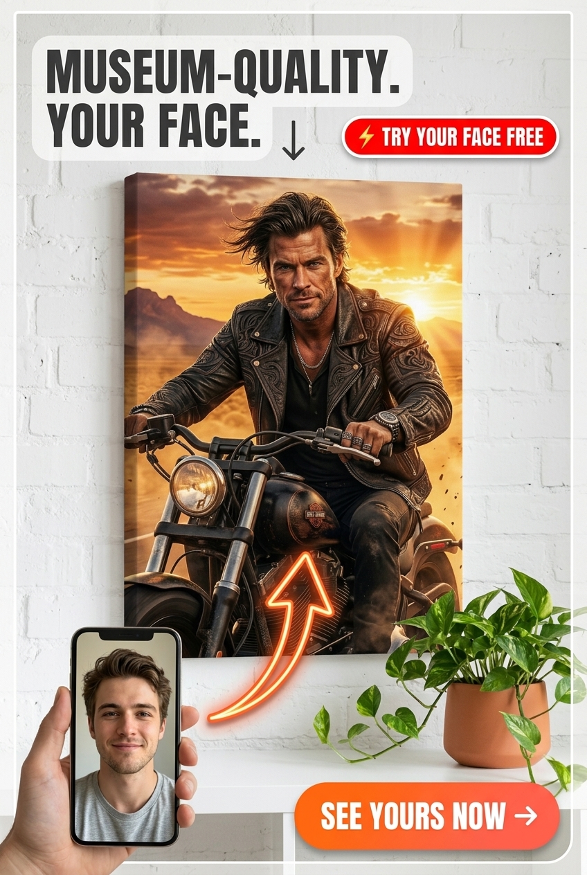 Epicki Portret Motocyklisty Banity: Renegat Autostrady