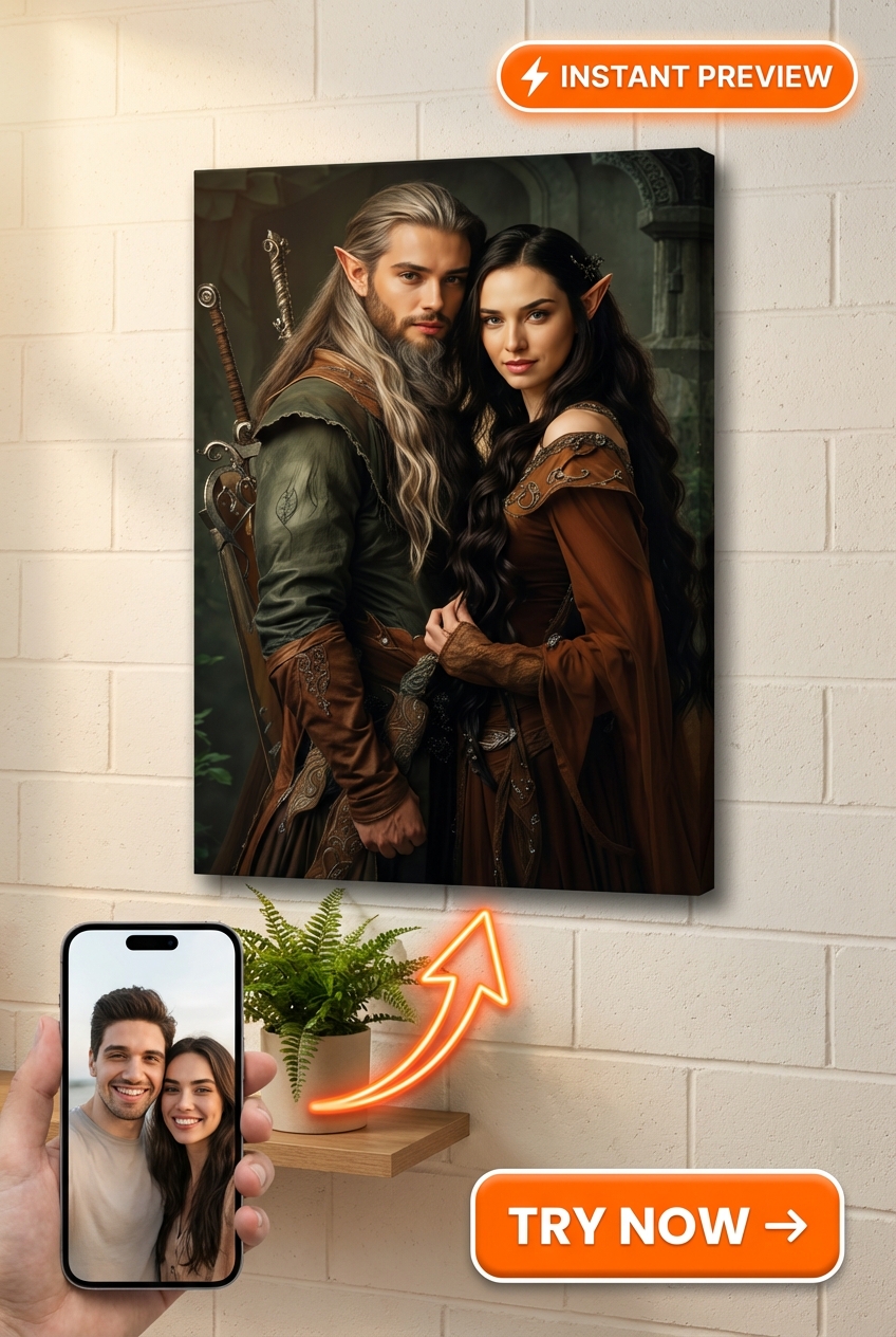 Fantasy Custom Portrait - Photo to Canvas | Premium Canvas Portraits