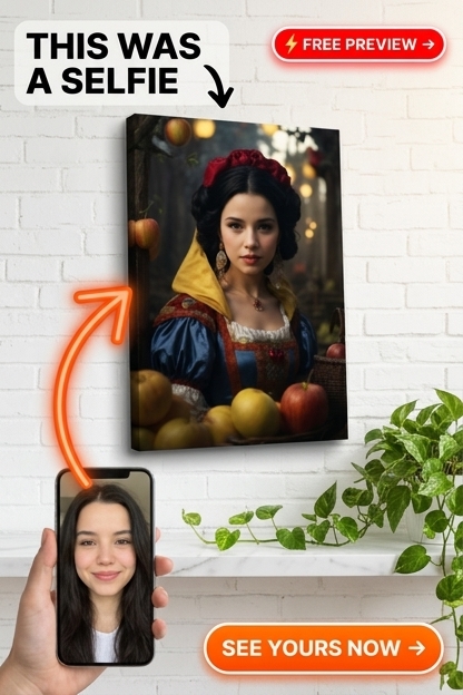 Custom Fairy-Tale Portrait | Unique Gift