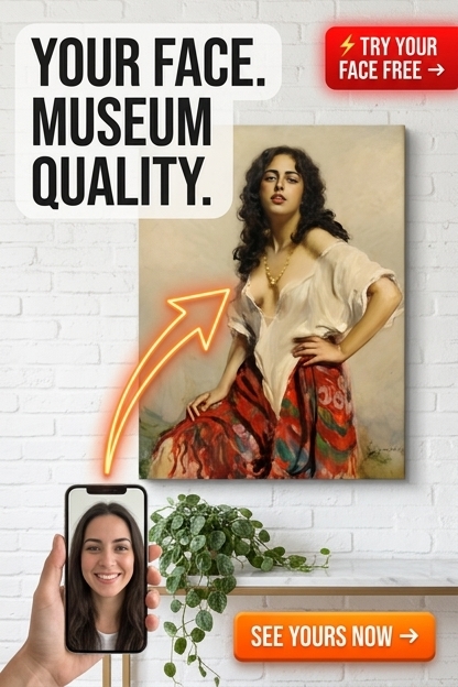 Custom Victorian Woman Portrait — Regal Canvas from Photo