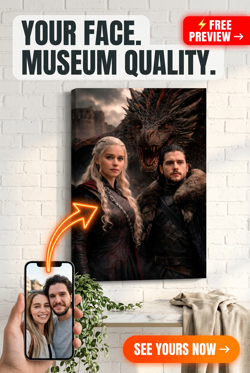 Fantasy Medieval Couple Custom Portrait | Personalized For Couples Gift - Best Custom Canvas Gifts (2026) — Expert Ranked - PortraitGift