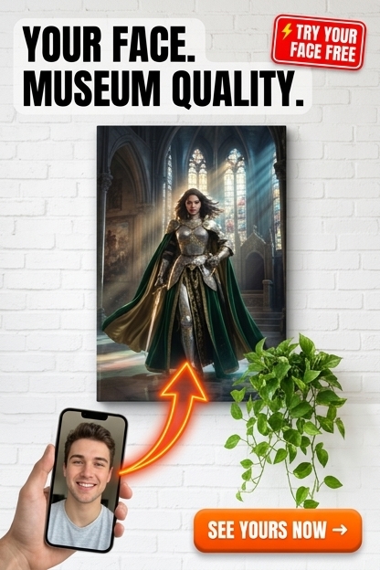 Ritratto Fantasy: Eleganza Inseguita