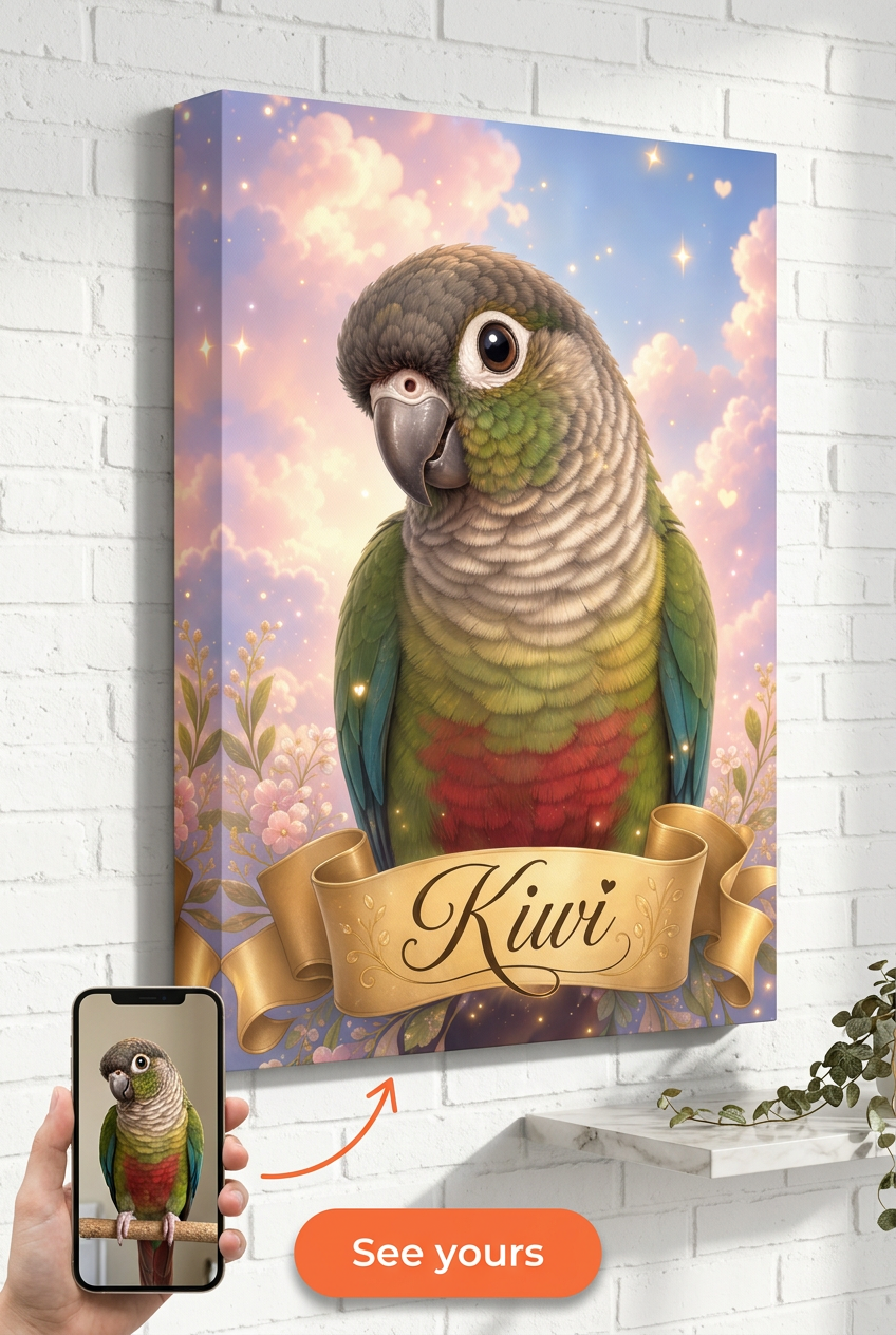 Custom Disney Cat Portrait — Whimsical Pet Canvas from Photo