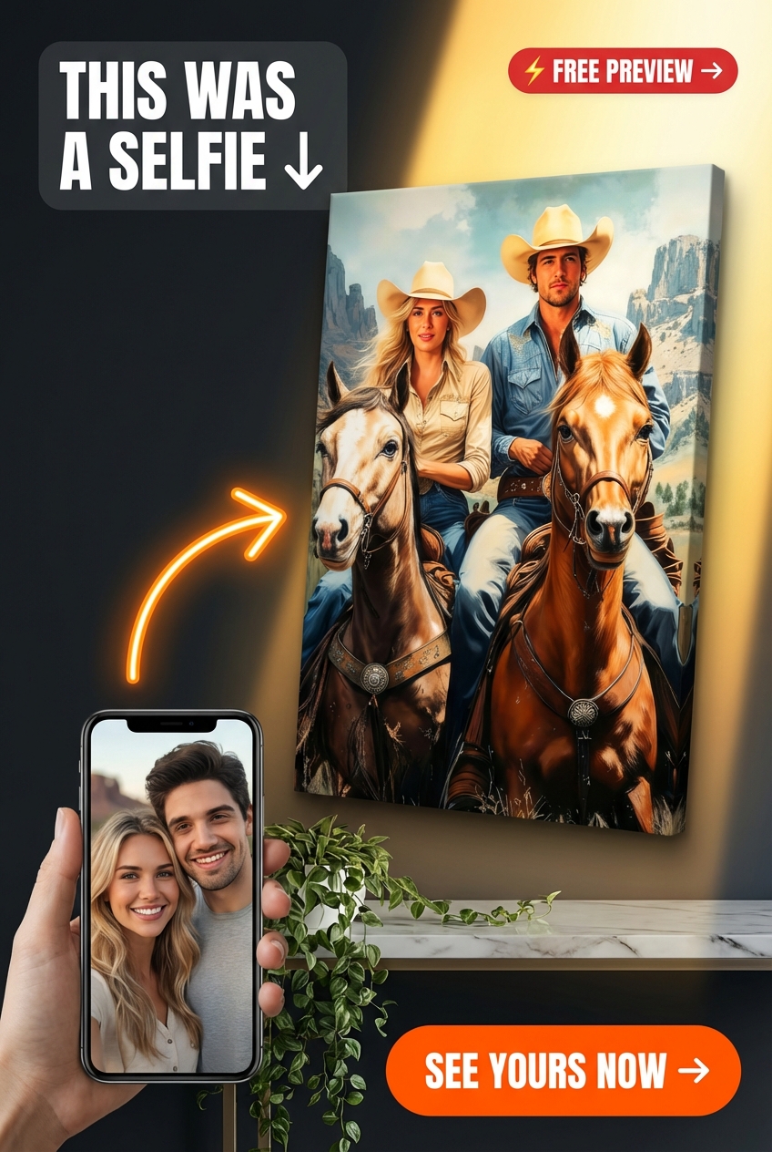 Custom Cowboy Portrait | Unique Canvas