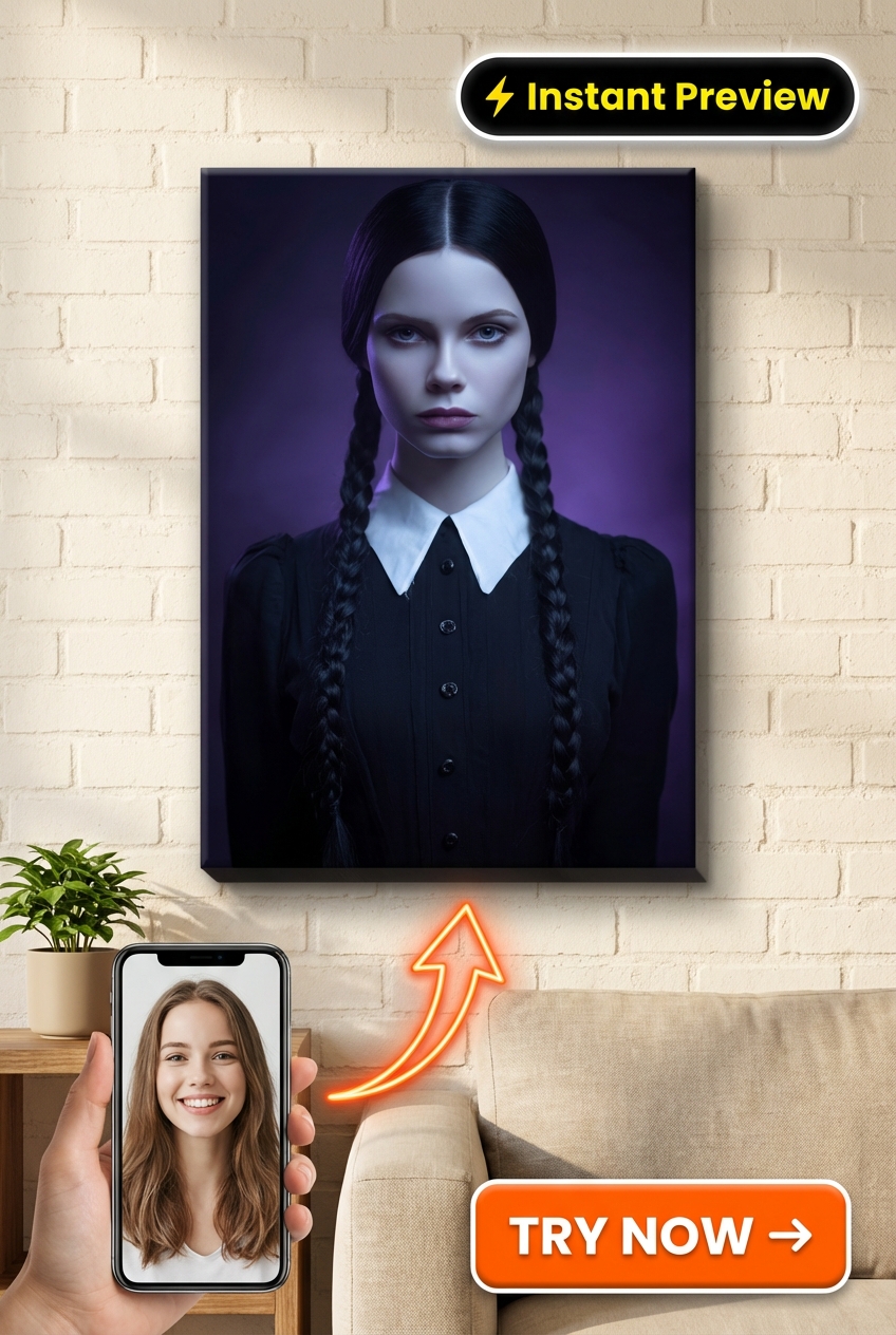 Gothic Custom Portrait - Personalized Canvas | Premium Canvas Portraits