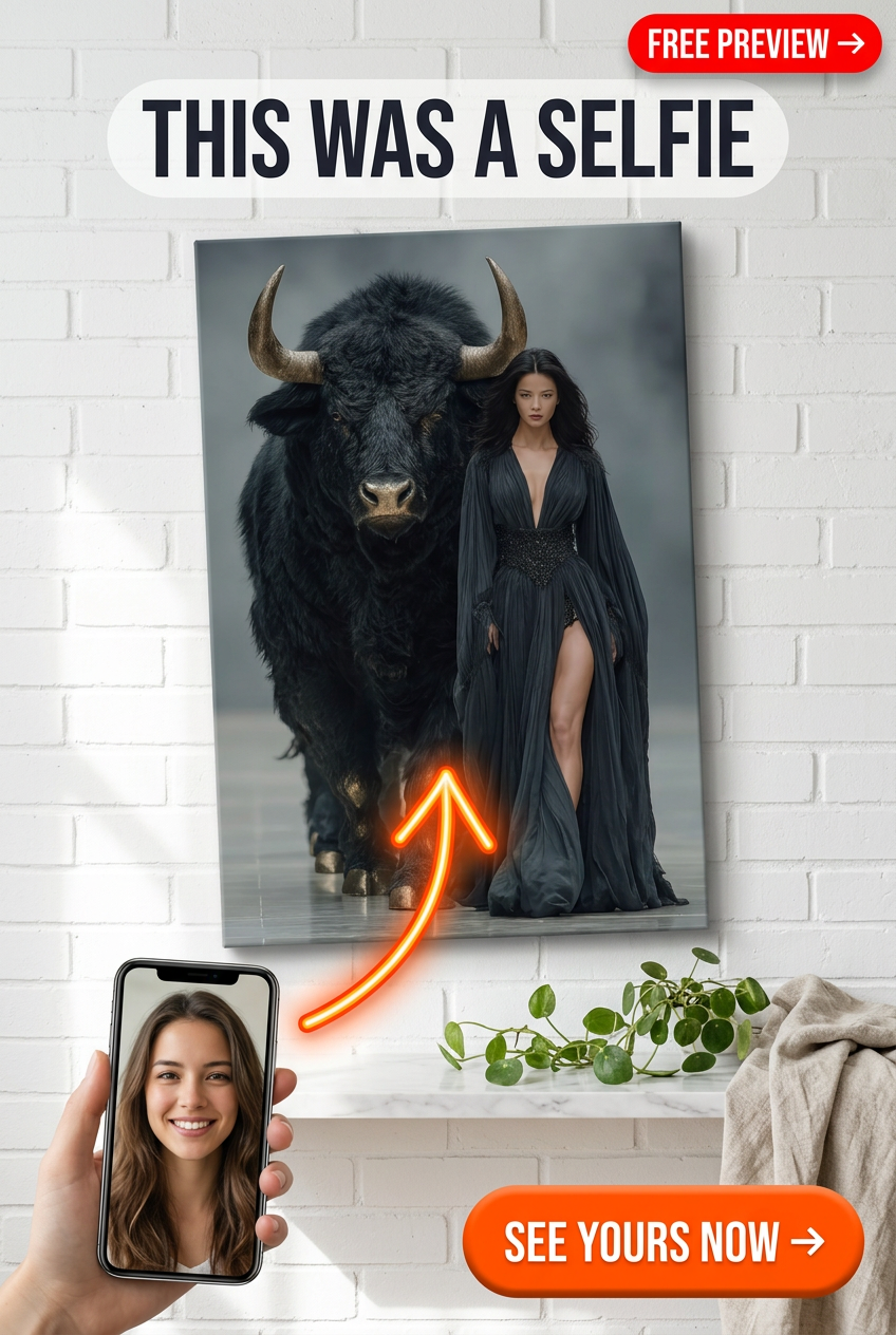 Zaczarowany portret w stylu fantasy na zamówienie z fotografii | Spersonalizowany prezent dla niej