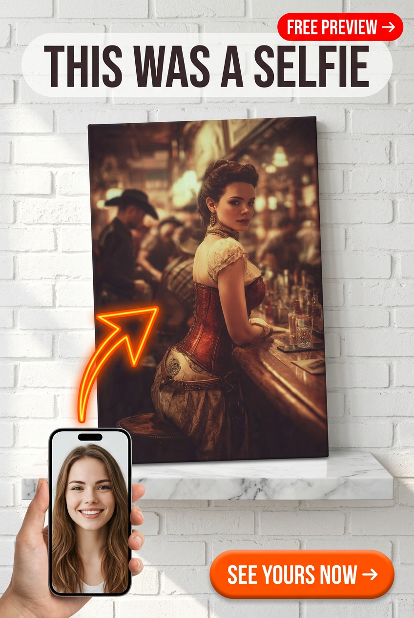 Custom Victorian Woman Portrait — Regal Canvas from Photo