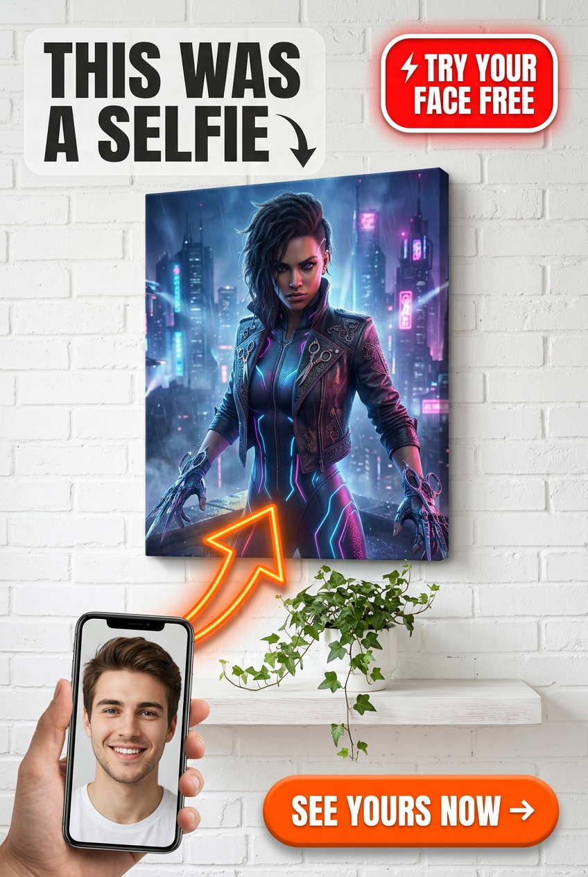 Epic Scissorhands Urban Legend Portrait