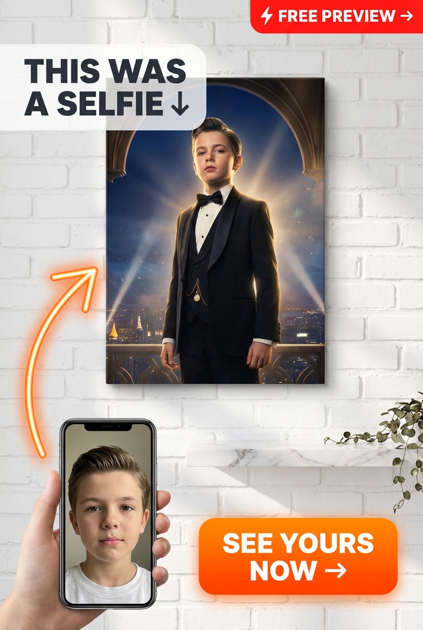 Custom Vintage Hollywood Portrait