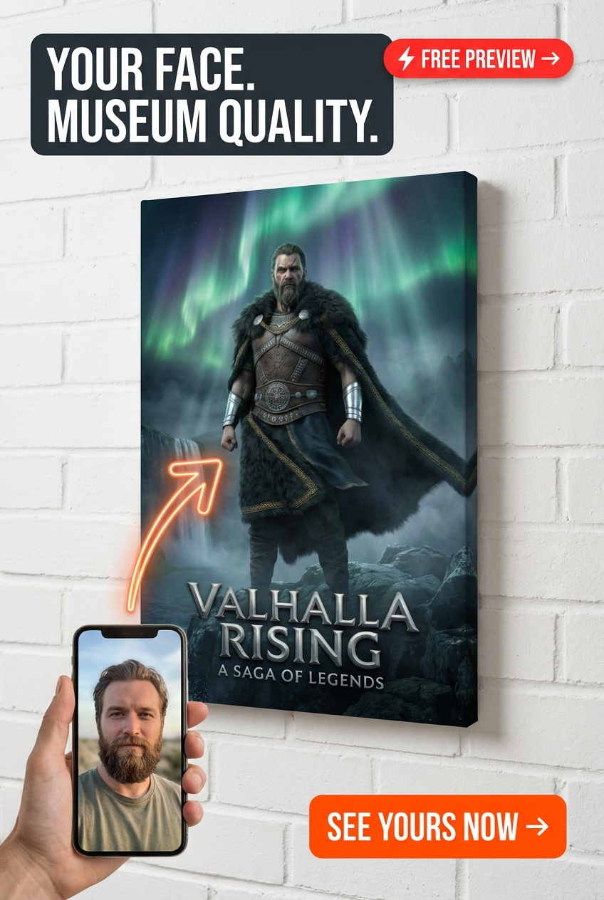 Viking Valhalla Vanguard Portret voor Hem