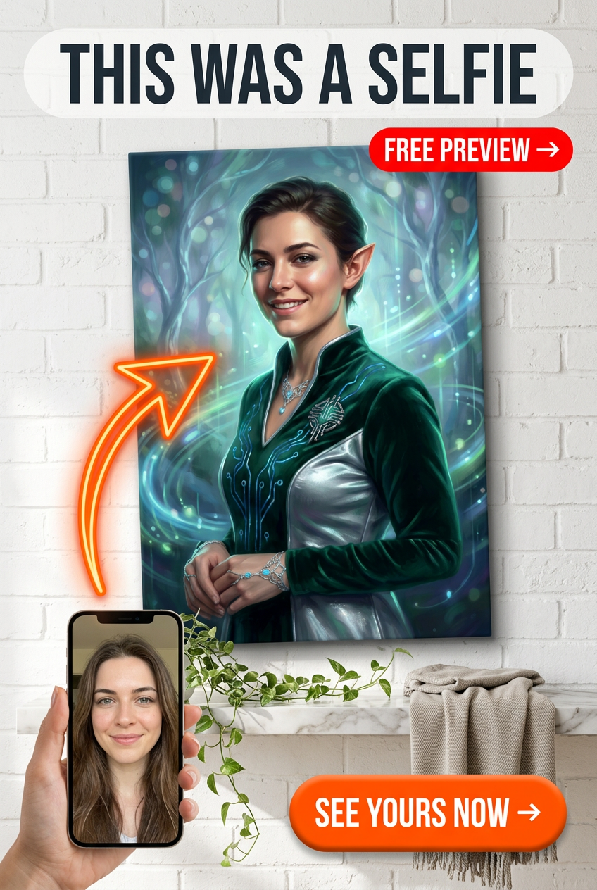 Elf Hacker 3: Retrato Encantado para Ele