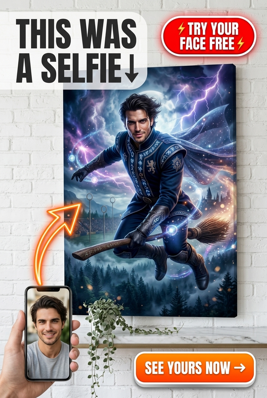 Portrait de Sorcier Champion de Quidditch Épique