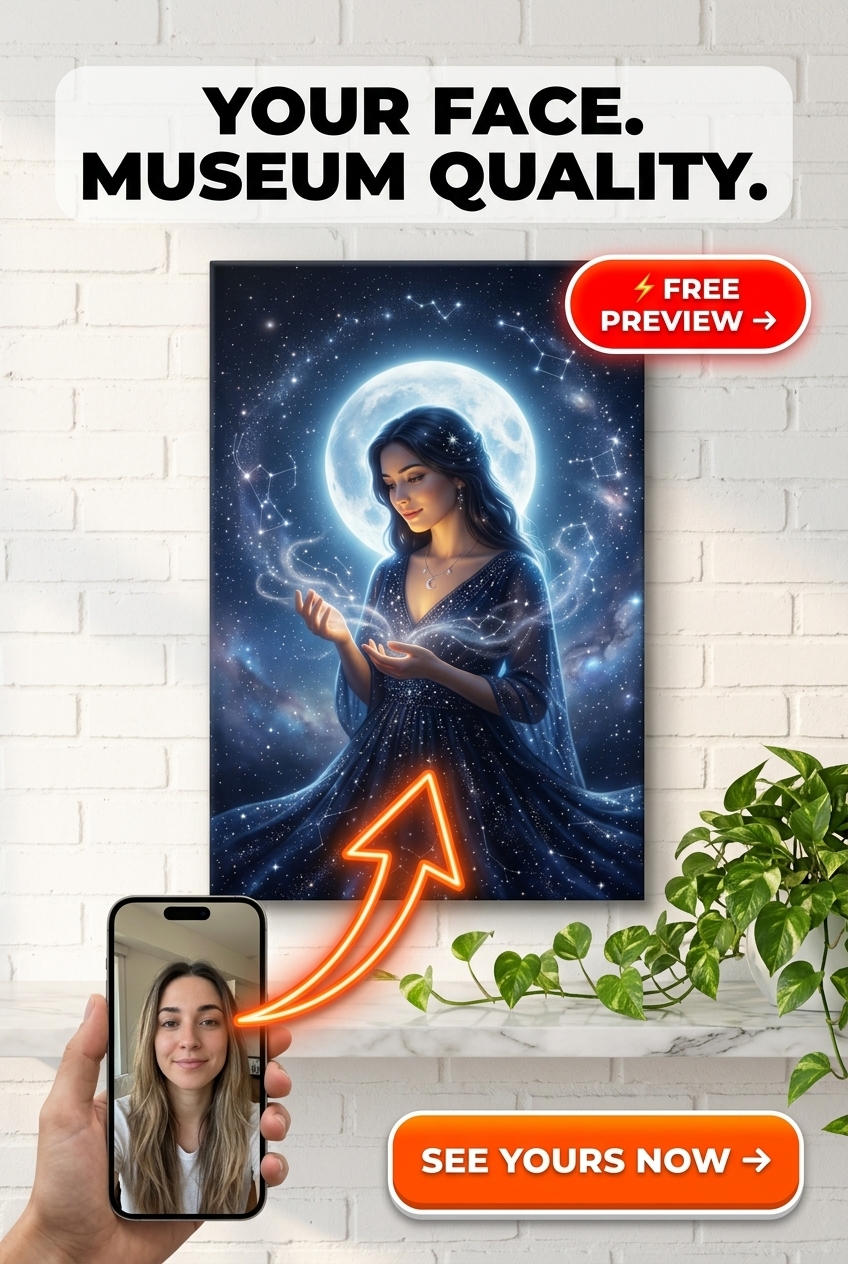 Retrato de Madre a la Luz de la Luna