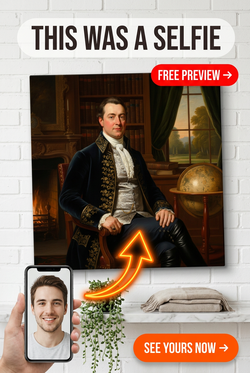 Elegant Gent Portrait - Refined Aristocracy Man