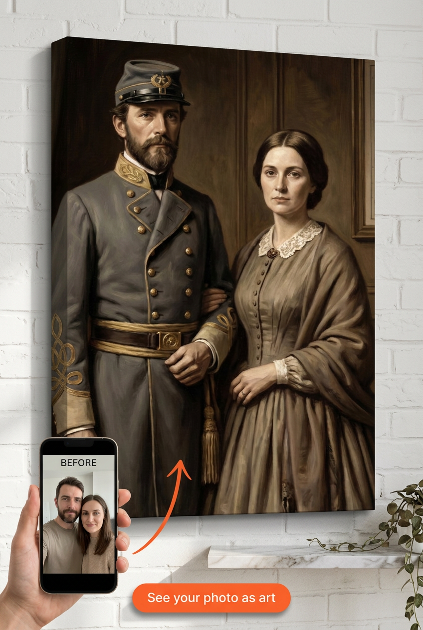 Victorian-Inspired Custom Portrait from Photo | Personalized Undefined Gift
