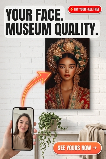 Royal Custom Portrait - Personalized Canvas | Premium Canvas Portraits