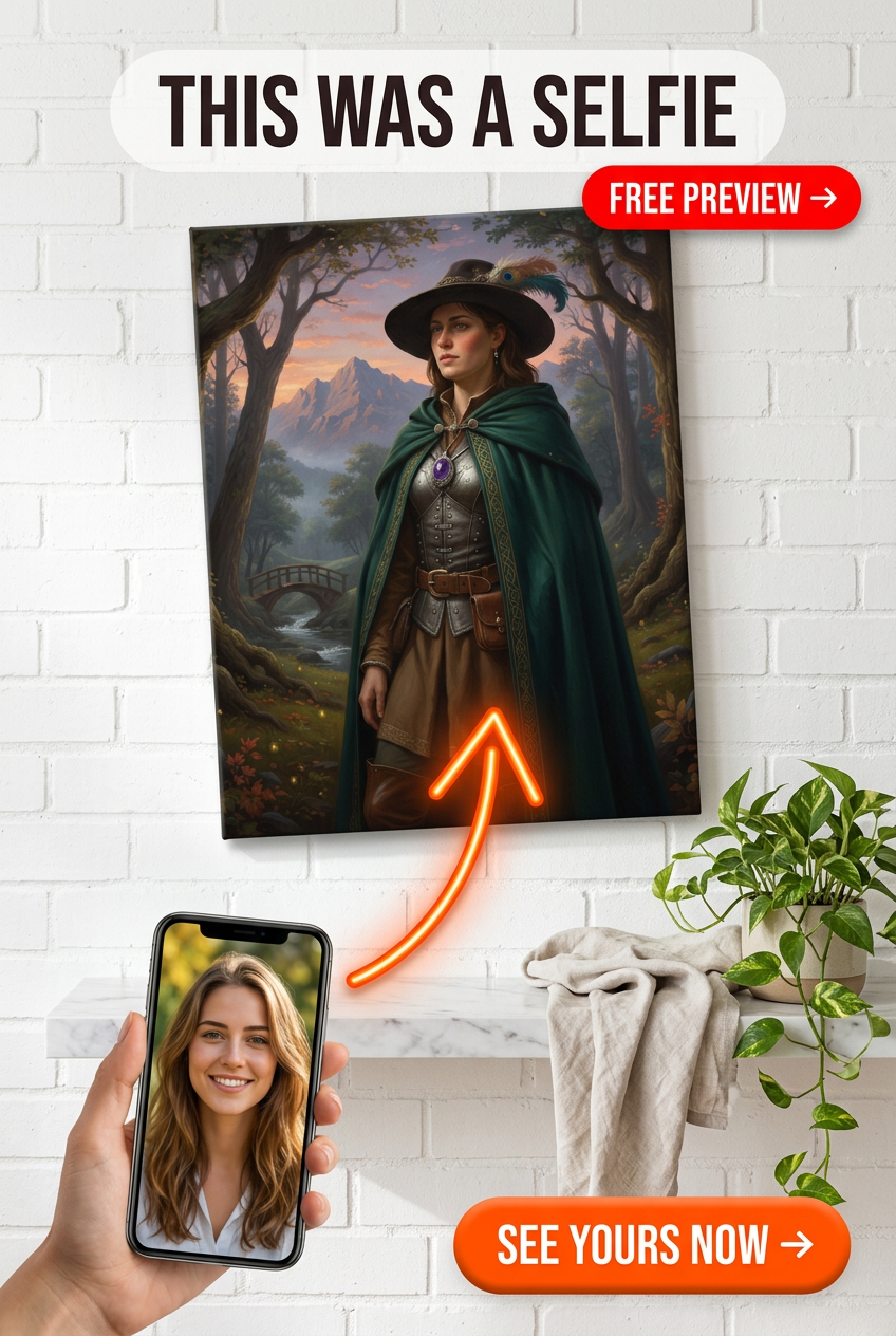 Custom Fantasy Voyage Portrait - Person Art