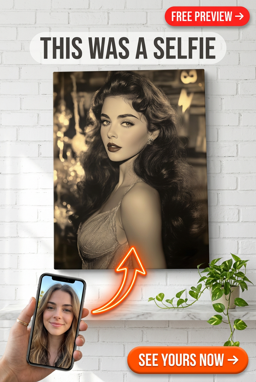 Custom Baroque Woman Portrait — Whimsical Selfie Canvas Art