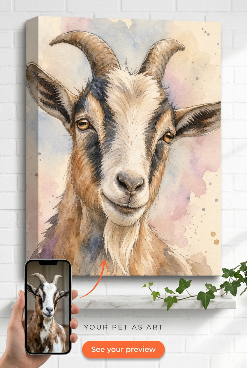 Custom Watercolor Pet Portrait — Whimsical Dog Art from Photo