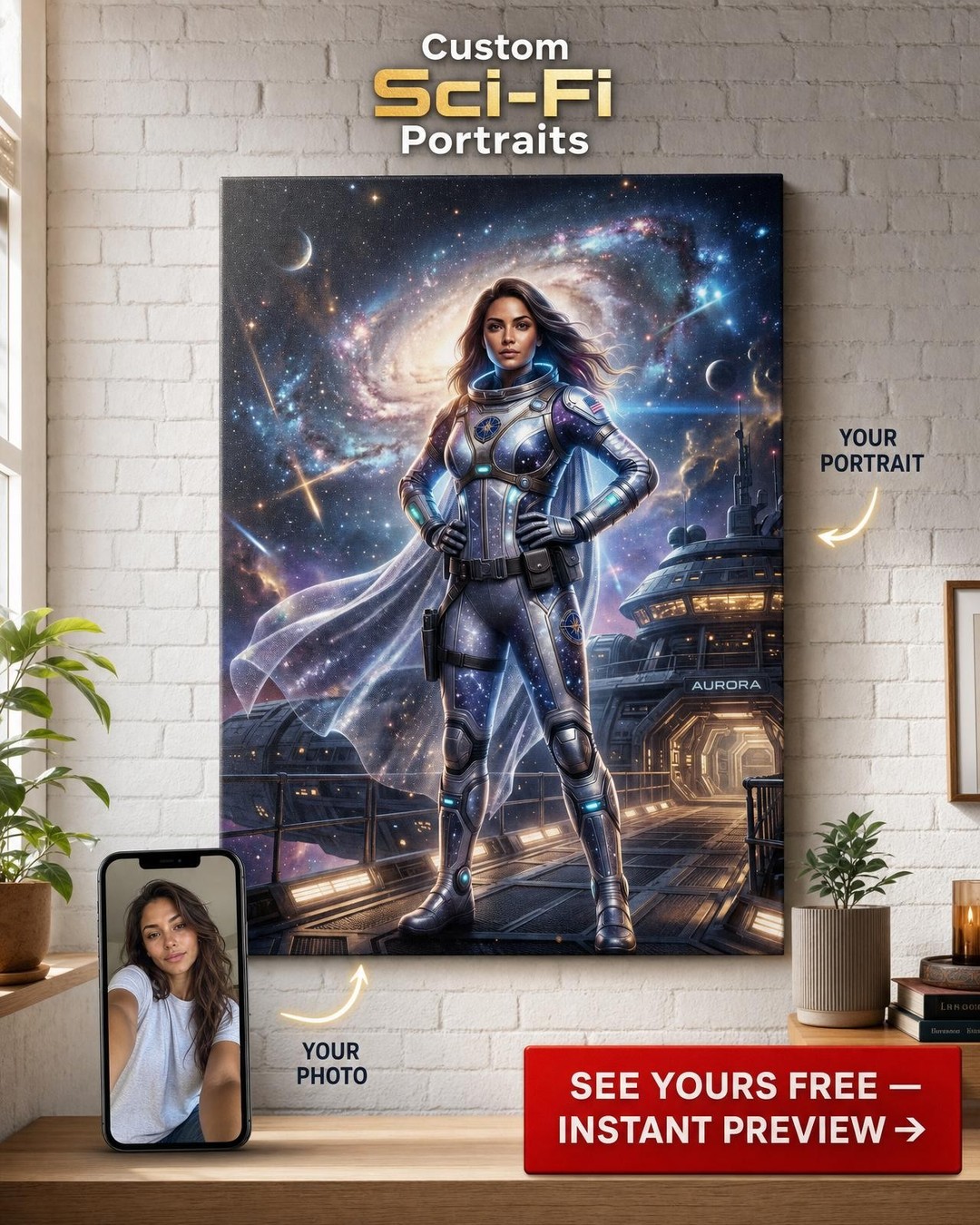 Quantum Odyssey Portrét: Epická Vesmírná Postava