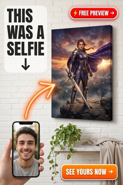 Viaje Épico del Héroe: Retrato Personalizado