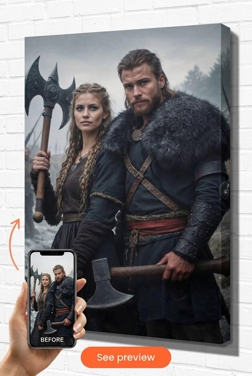 Viking Legends | Custom Portrait with Your Photos