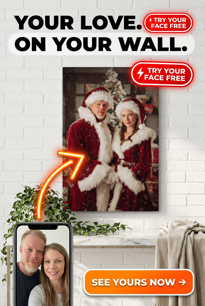 Best Santa Portrait | Custom Canvas