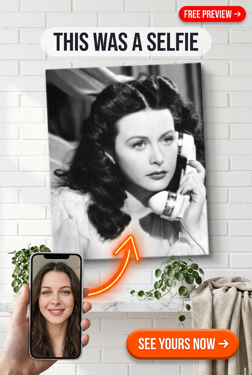 Custom Gothic Woman Portrait — Nostalgic Black & White Canvas