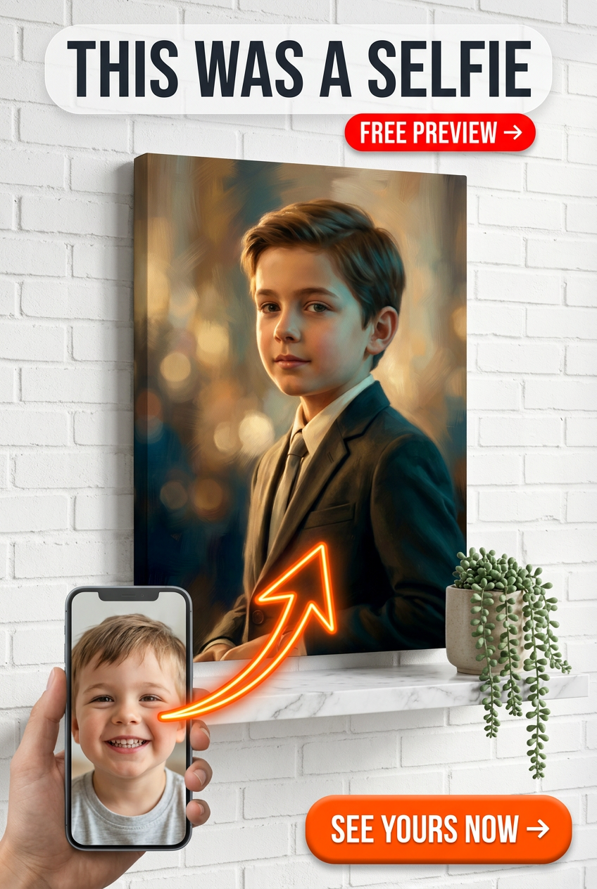 Zeitlose Eleganz Individualisiertes Jungenportrait