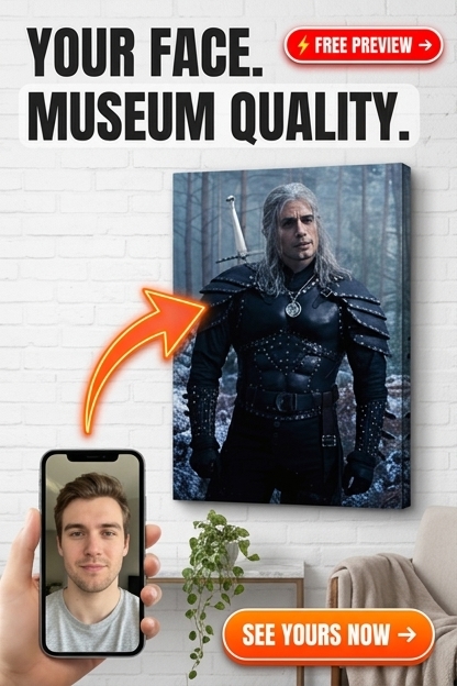 Fantasy-Inspired Custom Portrait from Photo | Personalized Gift for Him