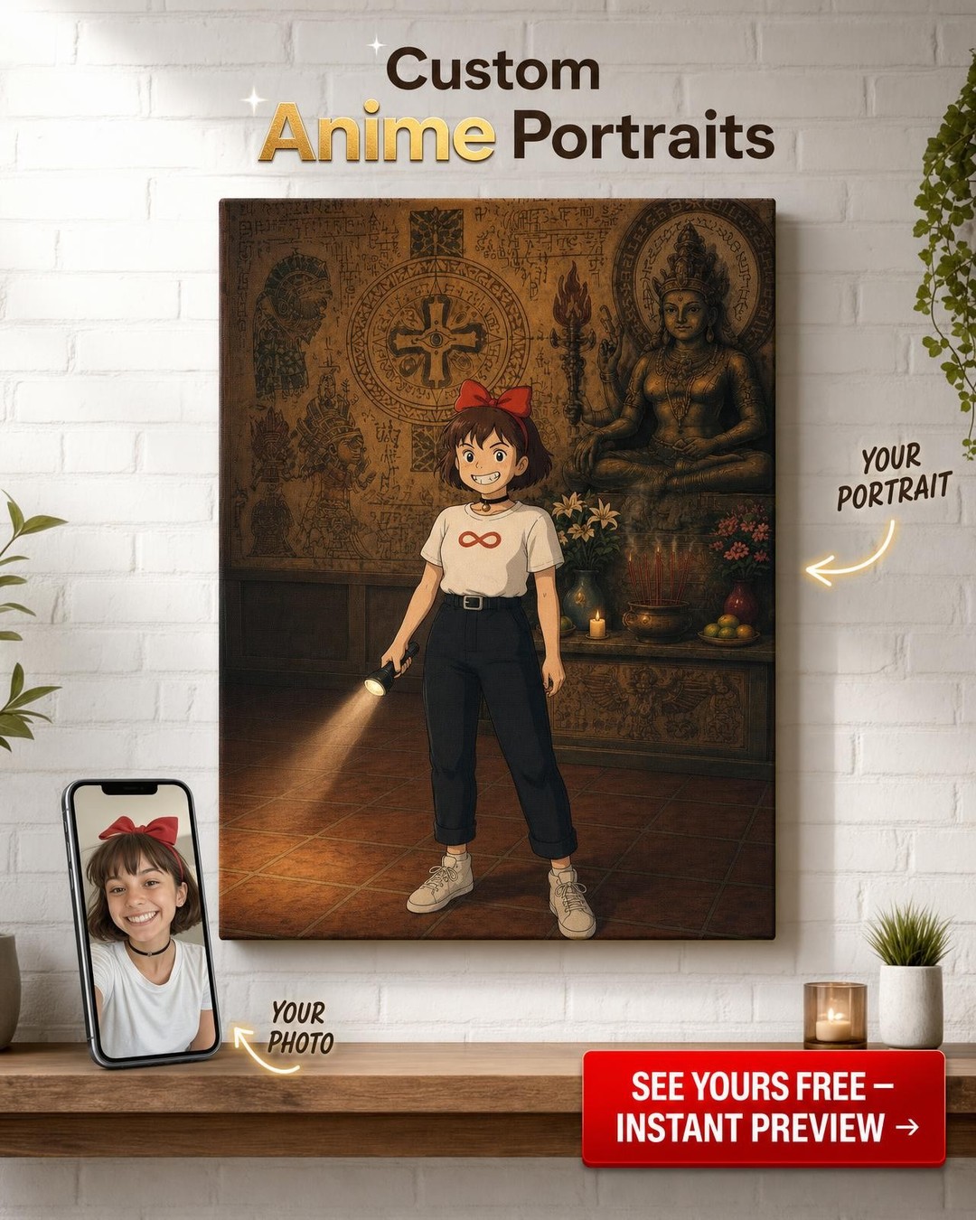 Premium Custom Portrait from Photo | Personalized Gift