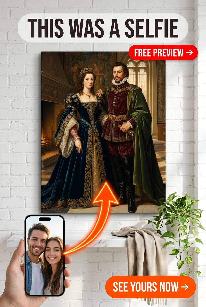 Retrato Real de Pareja del Renacimiento