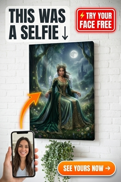 Retrato de Realeza Encantada para Ele